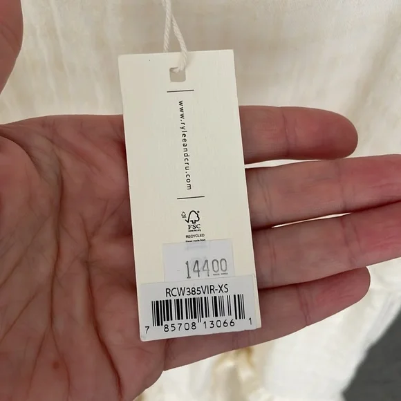 NWT Rylee+Cru Ruffle Swing Dress - Picture 4 of 5